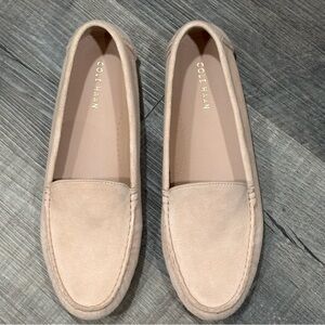 Cole Haan Women’s Suede Driving Loafers, “Emmie” in “Cameo Rose”, Sz 10B, GUC
